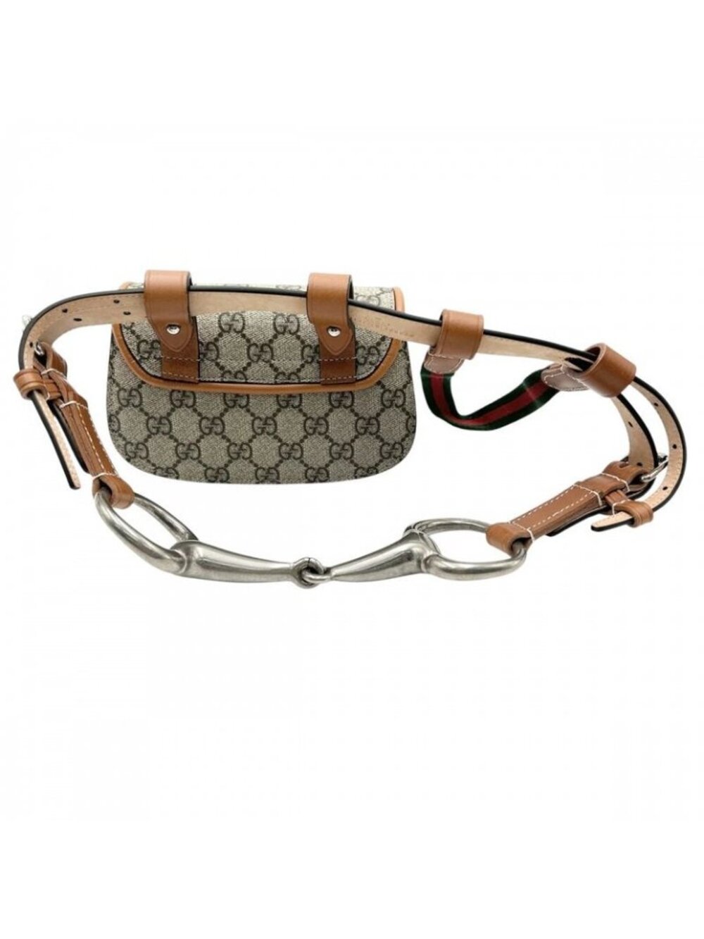 Gucci Waist Bag Bamboo Body Pouch GG Supreme - Picture 3 of 10